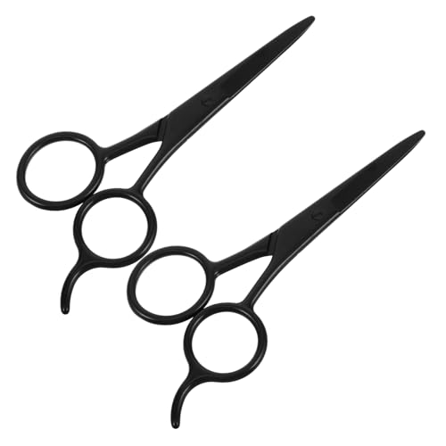 Beatifufu Professional Grooming Scissors Set 2pcs Eyebrow Beard Scissors Stainless Steel Haircutting Tools and Beard Combs