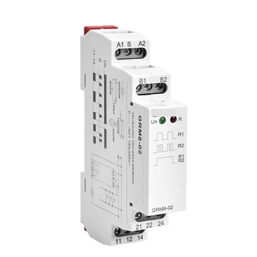 Relais de verrouillage GRM8-02 AC230V relais à impulsion SPDT 16A pour rail Din