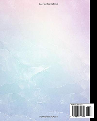 Composition Notebook: Wide Rule - Rainbow Quartz - Marble Compositon Book for Girls, Teens, School, Students and Teachers (Wide Ruled 8 x 10, 100 pages) image 2