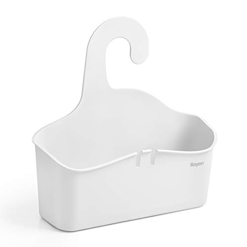 Rayen Hanging Shower Basket, White, Measurements: 28 x 8 x 28 cm (2001.01), Medidas: 28 x 8 x 28 cm - Image 3