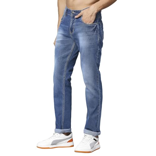 Image of Thomas Scott Men's Regular Fit Mid Rise Mid-Rise Stretchable Jeans