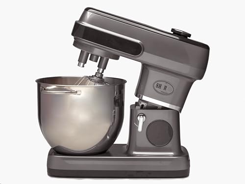 Shiro Batidora Amasadora Profesional 2200W Pantalla tactil LED, Bol 10L, 12 Velocidades Robot de Cocina Movimiento Orbital (Gris)