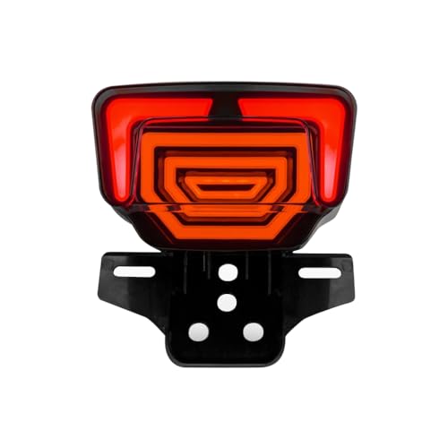 Feu arrière de moto et ATV avec clignotant intégré et feu de freinage