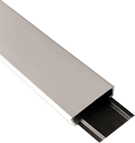 Protector de cable de aleación de aluminio con base autoadhesiva ultra resistente para suelo