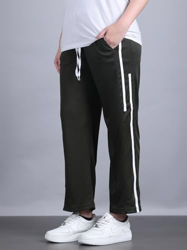 Image of Mack Jonney Striped | Relaxed Fit | Polyster Lycra Trackpant for Women-M01