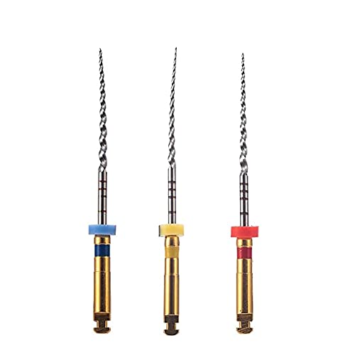 Easyinsmile 8200221-924 3Pcs Dental Endodontic Niti Rotary Files X-One Reciprocating File Assorted  cover