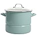 Kenmore Broadway Steamer Stock Pot with Insert and Lid, 16-Quart, Glacier Blue