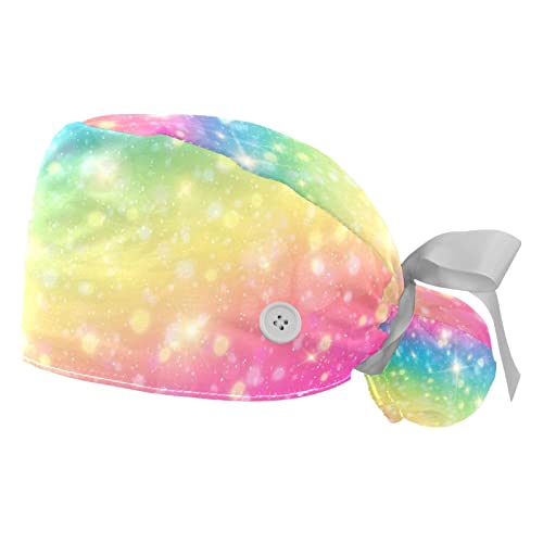 Casquettes de travail ajustables arc-en-ciel JDEZ pour le quotidien