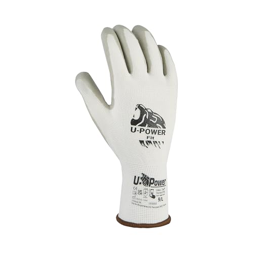Guantes de trabajo de alta destreza y ajuste FIT U-Power con tejido a 13 agujas
