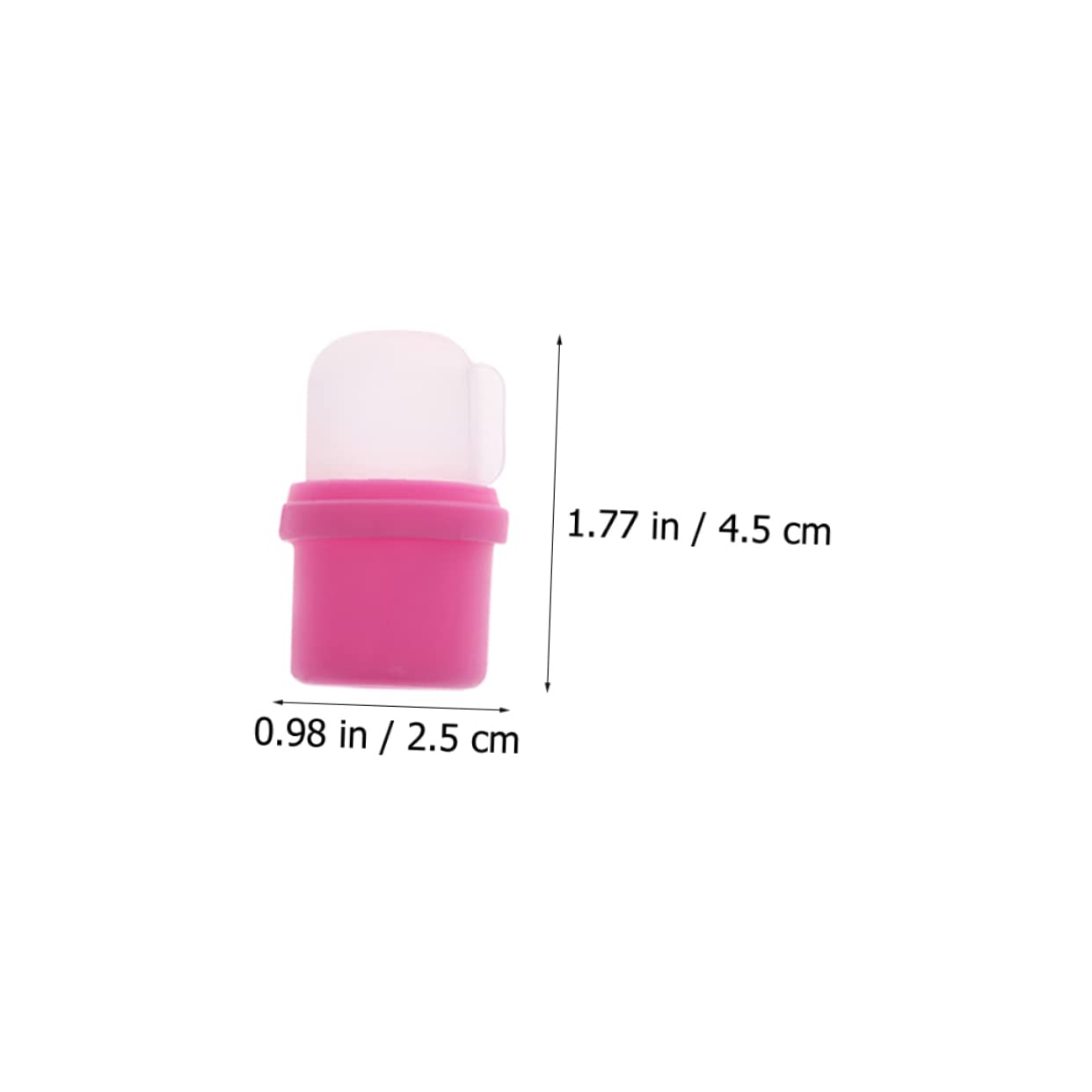 20Pcs Portable Nail Soaker Caps Durable Reusable Nail Removers for Gel Polish Removal Cuticle Care UV Tanning Protection and Personal Use