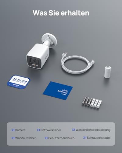 ANNKE 4K 8MP PoE Überwachungskamera Außen Bullet Kamera mit Farbnachtsicht – Ansicht 8