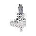Pingel Guzzler Fuel Valve Single, 5/16&Prime, Outlet GV25GP