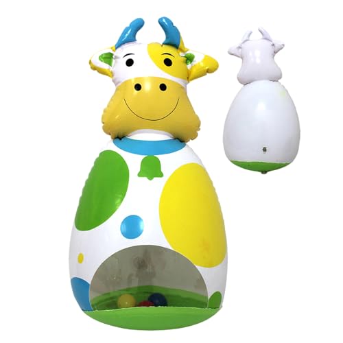 Inflable | Juguetes Balancines 3D para Bebés,Juguete Interactivo Inflable para Niños Niñas Dormitorio Escritorio Aula Jardín Cumpleaños Fiestas
