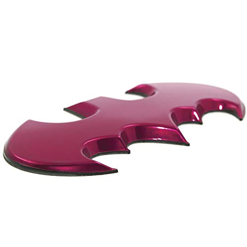 Fan Emblems Batman 3D Car Badge - 1989 Batwing Logo (Pink Chrome: 3.8 X 1.8 X 0.2 Inches) #TOP1