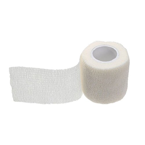Esupport 2 Inches X 5 Yards Self Adherent Cohesive Wrap Bandages Strong Elastic First Aid Tape For Wrist Ankle White Pack Of 10 #TOP1