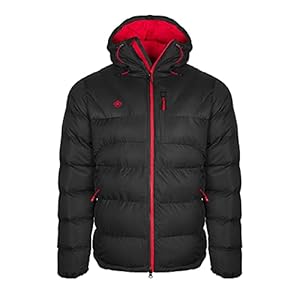 Izas – Chaqueta de Fibra para Hombre – Chaqueta Térmica de Rápido Secado con Cierre de Cremallera y Capucha – Material Transpirable – Ideal para Actividades al Aire Libre – Ampriu