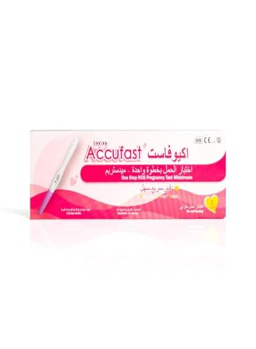 Accufast One Step HCG Pregnancy Test Midstream