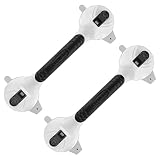 2 Pack Suction Cup Grab Bars 15 inch, Munzong Black Anti-Slip Bathroom Grab Bar, Vacuum Suction Show
