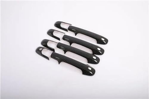 Cubierta de manijas para Accord 2003-2007, pegatina de fibra de carbono para renovar tu coche