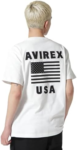 [アヴィレックス] 半袖 クルーネック Tシャツ 星条旗/S/S CREW NECK T-SHIRT STAR SPANGLED BANNER 783-7134086 メンズ