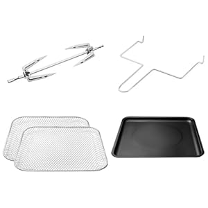 Gourmiiaairfryer14quartallinonedigitalkitchenairfryerovenrotisseriedehydratordeepfryerversatilekitchenappliancewithguidedcookingand12onetouchpresets Urban Country Home Decor Gourmiia air fryer 14 quart all in one digital kitchen airfryer oven rotisserie dehydrator deep fryerversatile kitchen appliance with guided cooking and 12 one touch presets urban country home decor