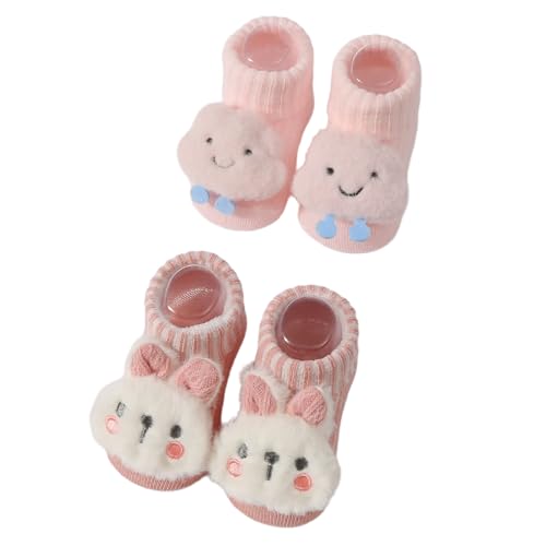 Infant Knit Socks With Cartoon Pattern Comfortable Cotton Breathable Baby Unisex Baby Comfortable Toddler Knit Sock Set