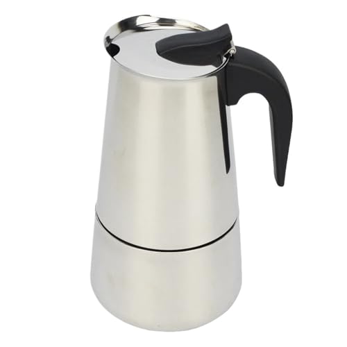 Genérico Cafetera Moka de acero inoxidable 2/4/6/9 tazas(300ml)
