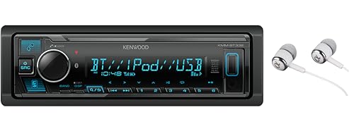 Kenwood KDC-MP168U WMA/MP3 CD Receiver with Front Panel USB and AUX Input and Remote Control