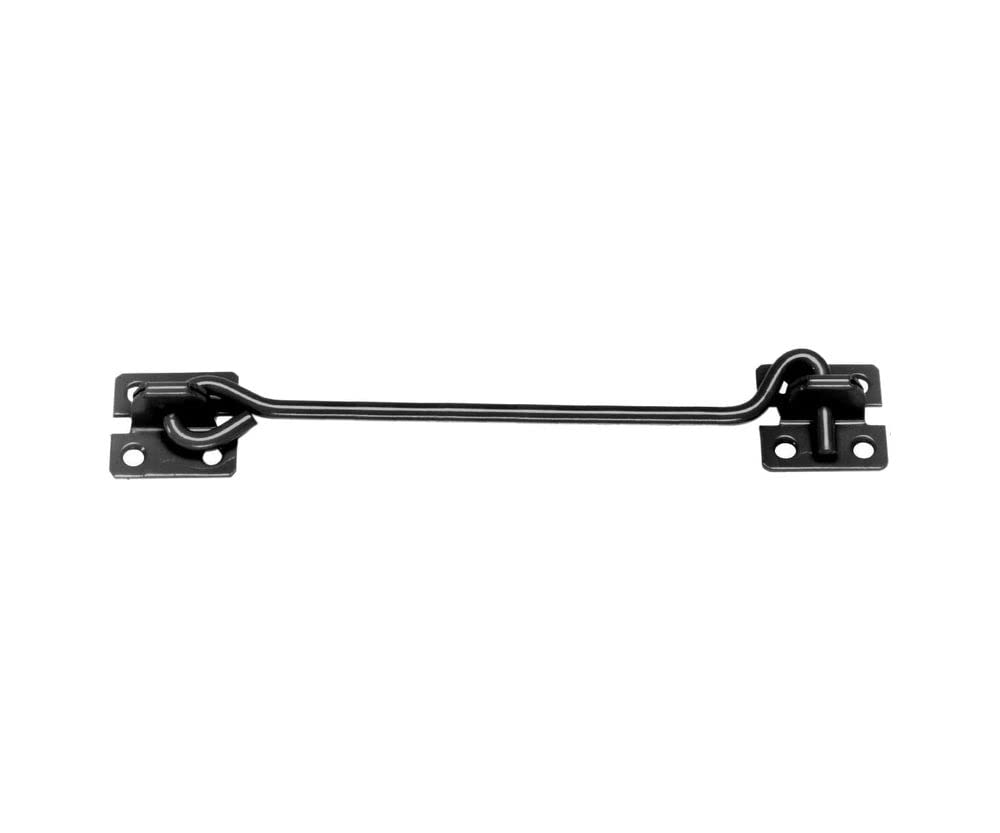 Perry Cabin Hook And EyeBlack Heavy Duty Gate Shed Door Latch Catch Lock Hooks from B&Q