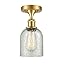 Innovations Lighting 516-1C-SG-G259-LED Ballston Led Semi-Flush Mount Ceiling Light Gold, Champ, Gld Leaf
