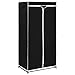 Produktbild Voupuoda Kleiderschrank, Garderobe, Bedroom Furniture, Faltschrank, Faltschrank, Stoffschrank, Schwarz 75×50×160 cm