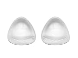 Sodacoda Silikon BH Einlagen 190g/Paar - Dreieckige Push-Up Brust-Einlagen für BH und Badeanzug - Transparent
