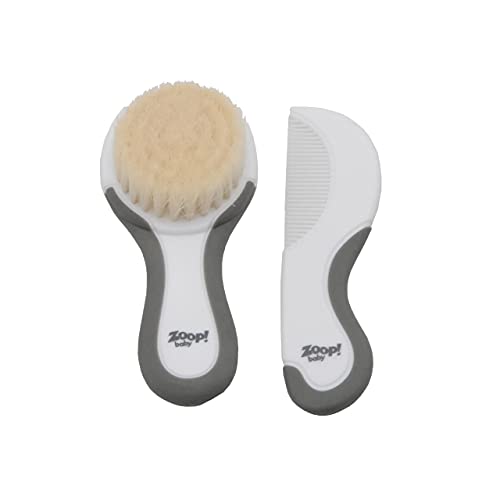 Zoop Toys Kit Cabelos Escova e Pente, Baby, Branco