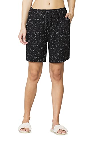 Image of Van Heusen Women's Lounge Allover Print Lounge Shorts - Modal Cotton - Functional Pocket, Superior Drape -Available in Pack of 1 & 2