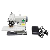 HQHAOTWU Portable Blindstitch Sewing Machine for Invisible Hems,110V 120W, 1200 Stitches/Min, Single Thread Chain Stitch for Cotton Woolen Chemical Fiber Fabrics