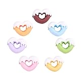 kawai ca 48 forum Paket: 35 Stück/Beutel Airssory 35 Stück Kawaii Harz Herzform Donut Imitiert Lebensmittel Cabochons Knöpfe Schleim Charms Dekoden für DIY Handwerk – 19 x 25 mm