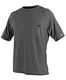 O'Neill Wetsuits UV Sun Protection Mens 24-7 Tech Short Sleeve Crew Sun Shirt Rash Guard, Graphite, 3X-Large