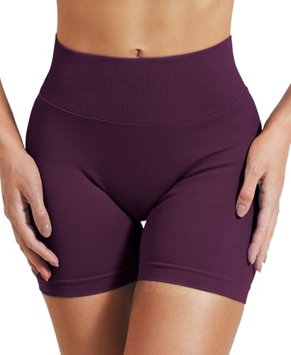 Image of VOYJOY Women Workout Impact Shorts 2.5 inch / 3.6 inch / 4.5 inch / 6 inch Scrunch Butt Booty | Tummy Control, High Waisted, Bike Short, Gentle Compression, for Women