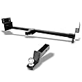 TLAPS 7422446590533 Compatible with RV Towing Class 3 III Black 2" Receiver Trailer Hitch (Frames Up to 72" Wide) with 2 Inch Drop Loaded Ball Mount