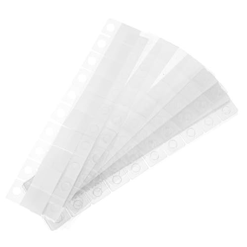 Housoutil Display Hooks 300pcs Sticky Tabs for Adhesive Hanging Office Home PVC Material Strong Secure