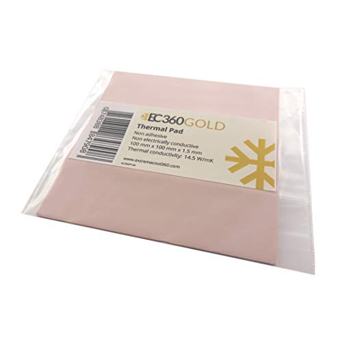 Pad thermique Gold 14,5W/mK 1,5 mm pour un ordinateur de salon silencieux et fluide
