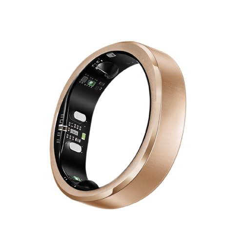 Image of RingConn Gen 3 Smart Ring - Vascular Trends(Size 11, Brushed Rose Gold) | No App Subscription, Vibration Alerts, Sleep, Fitness & Heart Rate, 14-Day Battery Life, Size Before You Buy