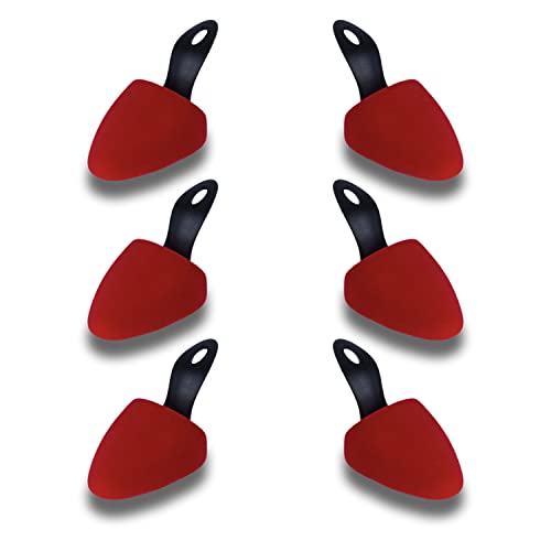 MTS care LISA Basic Velours Sapatilhas de mulher conjunto de 3 pares, Vermelho