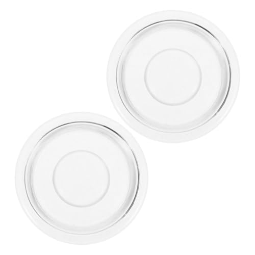 BESTYASH 2 Piezas Pesas De Vidrio Resistentes Para Bosques De La Boca Ancha Masón Pesas De Vidrio De Uso Múltiple Para Enlatado Y Almacenamiento De Fermentación De La Boca Ancha