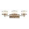 Elk Home 11617/3 Utica 29” Wide 3-Light Vanity Light in Satin Brass