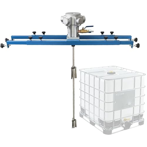 Power Mixer Pneumatic Agitator Clamp-On Drum Agitator Industrial-Grade Pneumatic Shaker Paint Stirring Tool，Pneumatic Mixer,Barrel Drum Mixer, 265 Gallon Pneumatic Agitator Clamp Mount Tank,