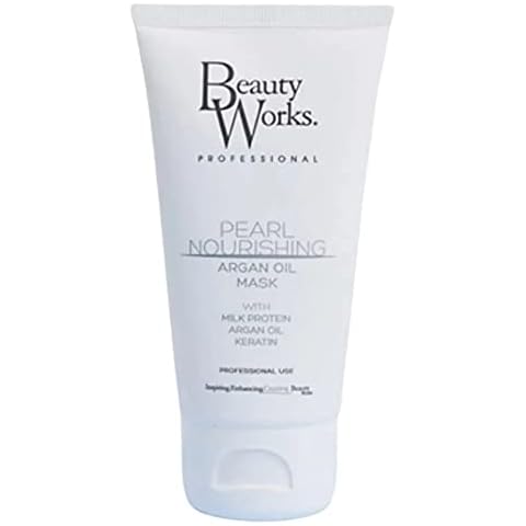 Beauty Works Pearl Nourishing Argan Oil Mask 250ml Milk Protein Deep Conditioning Treatment Cover