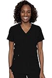 Med Couture Energy Women's Racerback Shirttail Top, Black, Large
