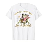 Funny Christian Frog First of All Jesus Thinks I'm A Delight T-Shirt