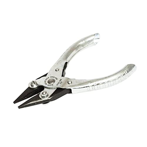 Maun 4340-125 Pince parallèle à bec lisse Argent 125 mm/5